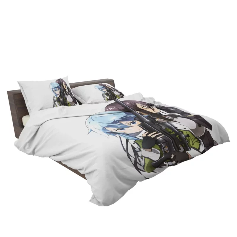 Kirito and Sinon Virtual Heroes Anime Bedding Set 2