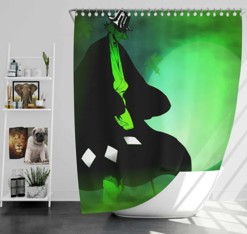 Kisuke Urahara Shinigami Wisdom Anime Shower Curtain