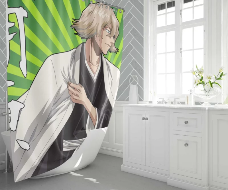 Kisuke Urahara Soul Reaper Master Anime Shower Curtain 1