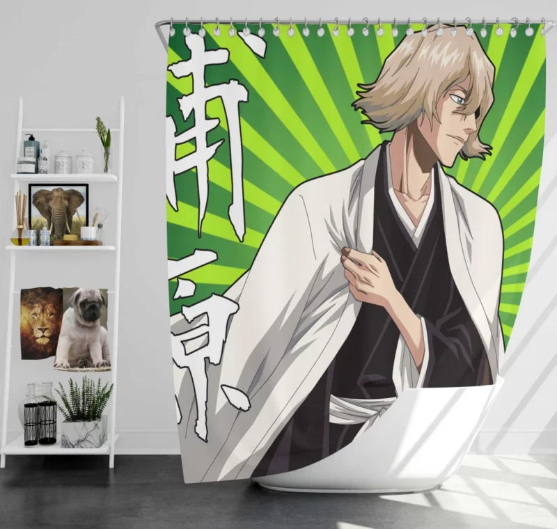 Kisuke Urahara Soul Reaper Master Anime Shower Curtain