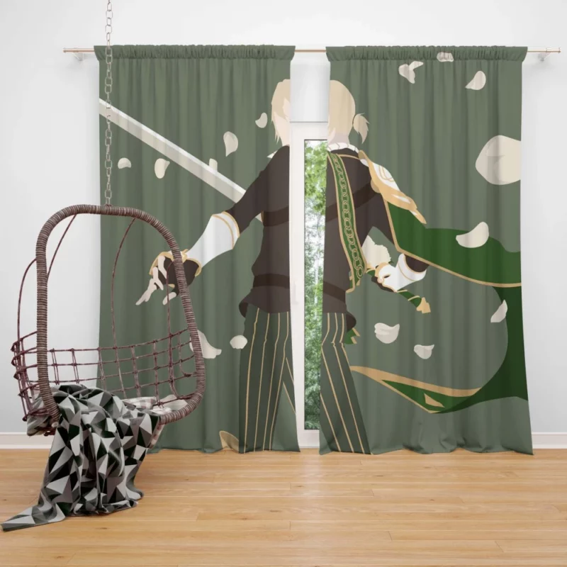 Kisuke Urahara Soul Society Savior Anime Curtain