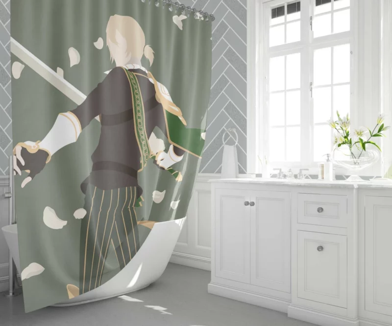 Kisuke Urahara Soul Society Savior Anime Shower Curtain 1