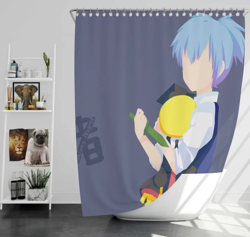 Koro-sensei Mentor of Assassins Anime Shower Curtain