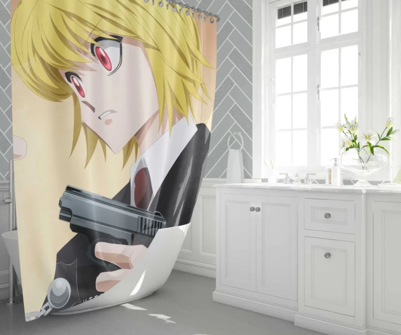 Kurapika Eyes of Determination Anime Shower Curtain 1