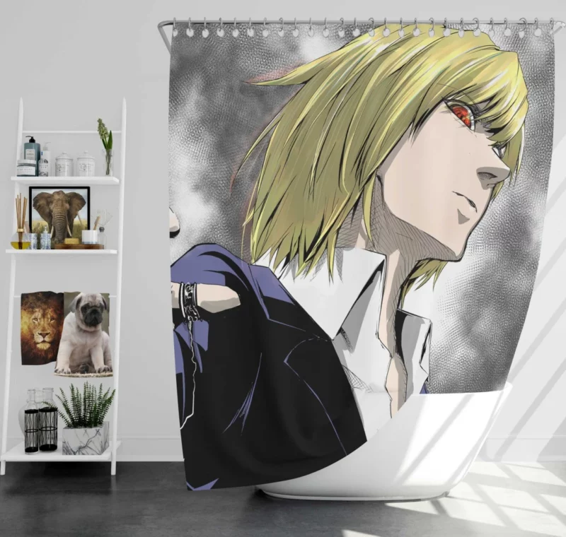Kurapika Quest for Justice Anime Shower Curtain
