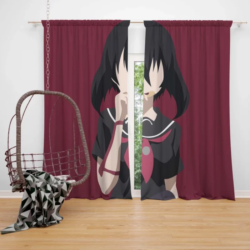 Kurome Sinister Smile of Akame ga Kill! Anime Curtain