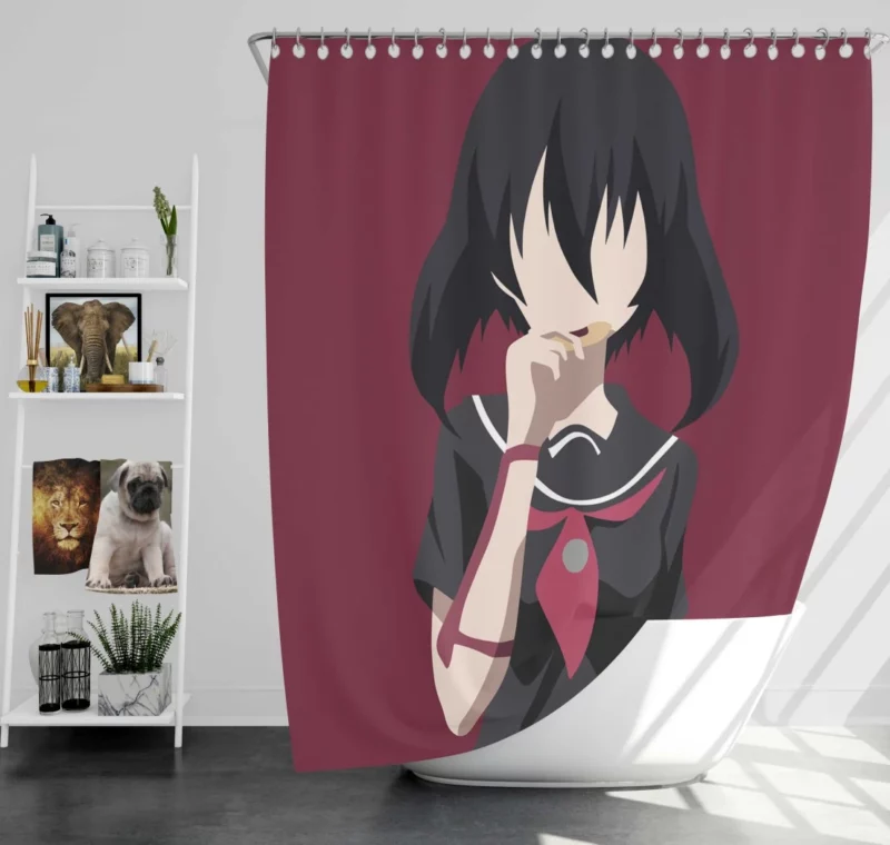 Kurome Sinister Smile of Akame ga Kill! Anime Shower Curtain