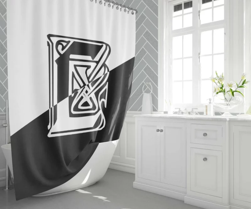 L Chronicles in Death Note Anime Shower Curtain 1