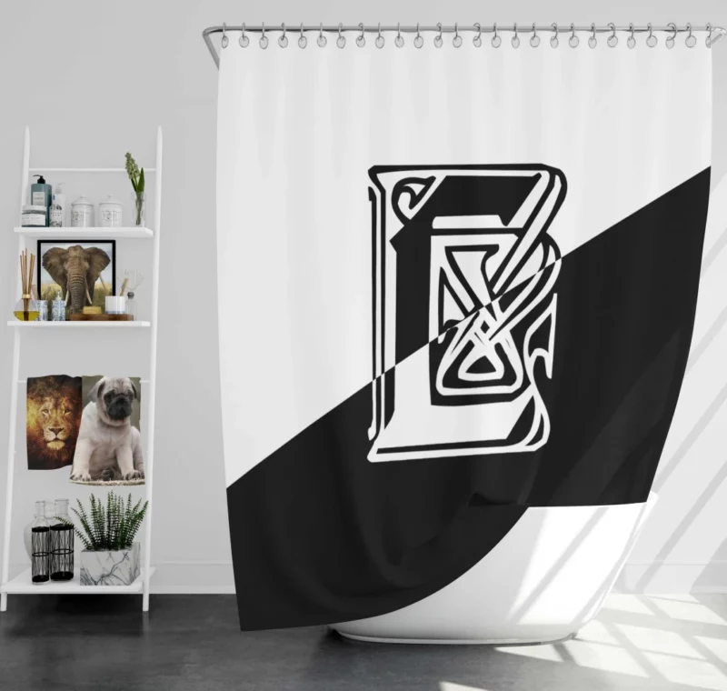 L Chronicles in Death Note Anime Shower Curtain