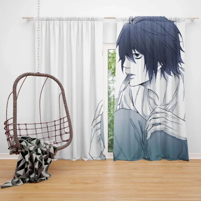 L Unending Deduction Anime Curtain