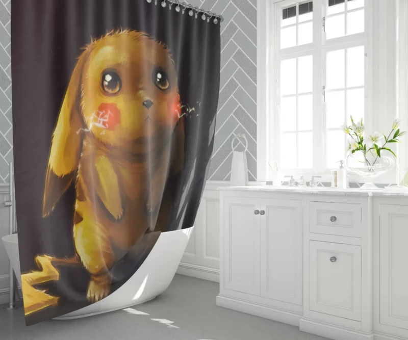 Laxus Dreyar Thunder Mage Anime Shower Curtain 1