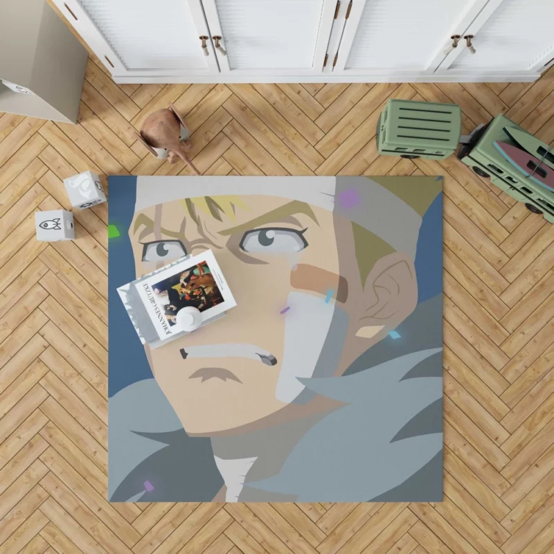 Laxus Dreyar Unleash Thunder Anime Rug