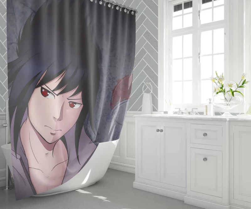 Legacy of the Uchiha Sasuke Tale Anime Shower Curtain 1