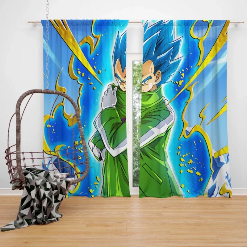 Legendary Saiyan Broly Rivalry Anime Curtain