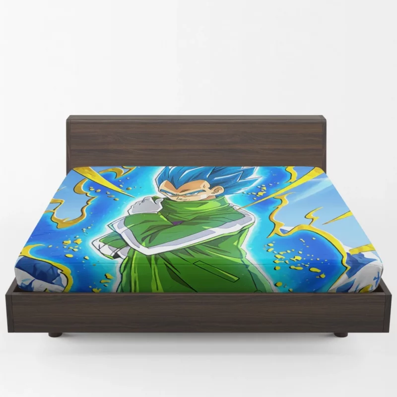 Legendary Saiyan Broly Rivalry Anime Fitted Sheet 1