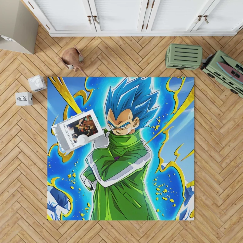 Legendary Saiyan Broly Rivalry Anime Rug