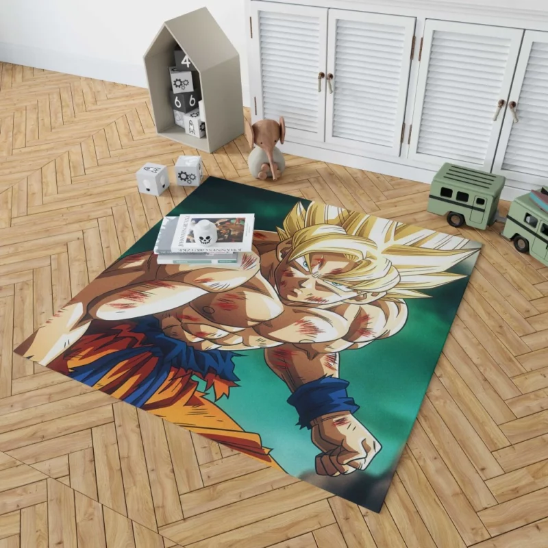 Legendary Super Saiyan Goku Power Anime Rug 1