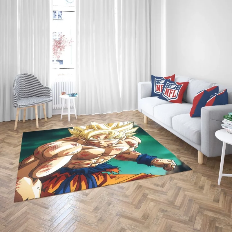 Legendary Super Saiyan Goku Power Anime Rug 2