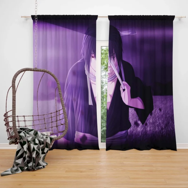 Legendary Uchiha Shinobi Chronicles Anime Curtain