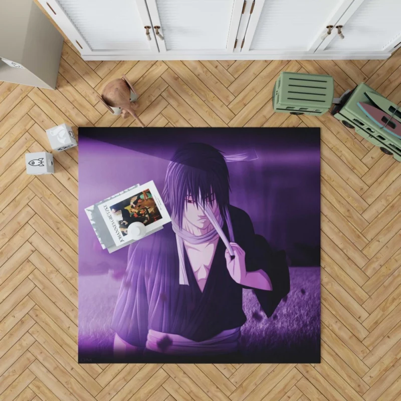 Legendary Uchiha Shinobi Chronicles Anime Rug