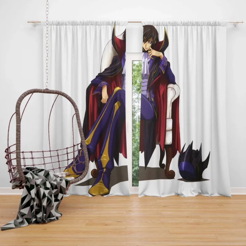 Lelouch Ambitious Journey Anime Curtain