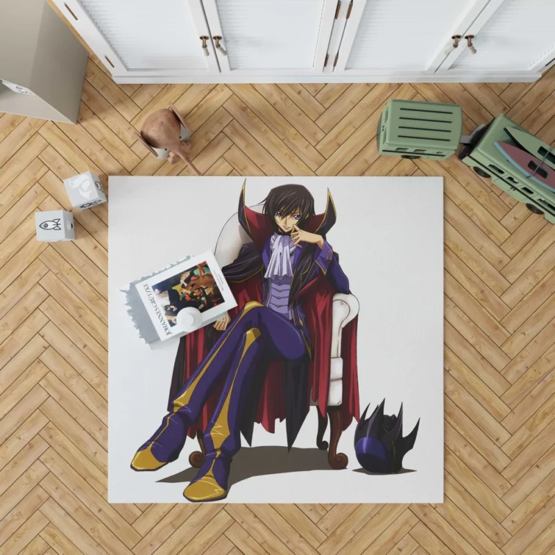 Lelouch Ambitious Journey Anime Rug