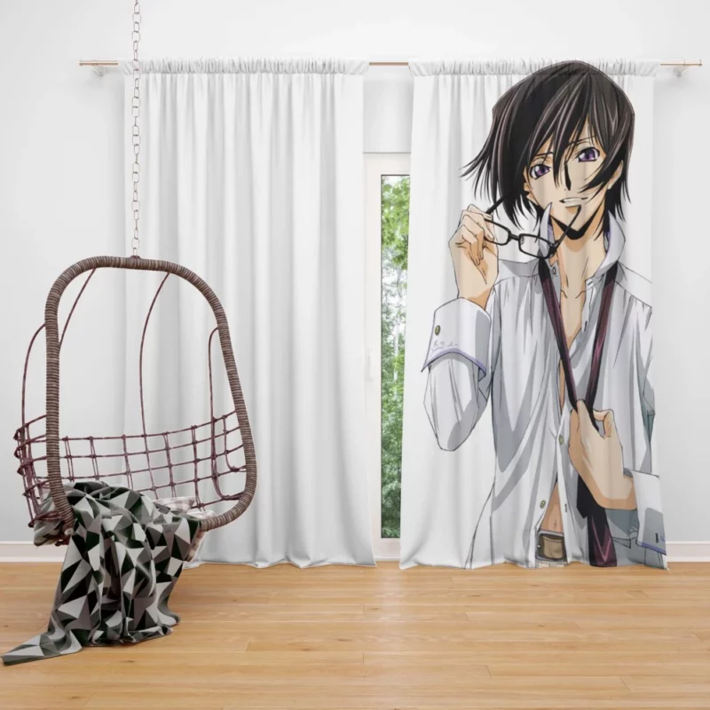 Lelouch Ambitious Plan Anime Curtain