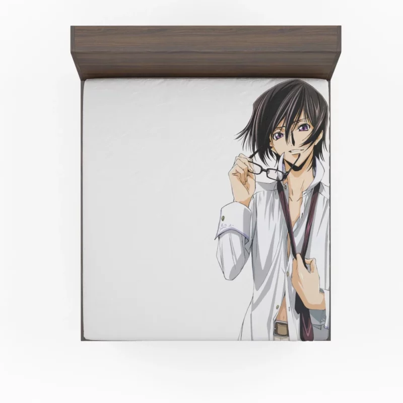 Lelouch Ambitious Plan Anime Fitted Sheet