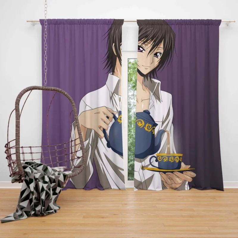 Lelouch Ambitious Scheme Anime Curtain