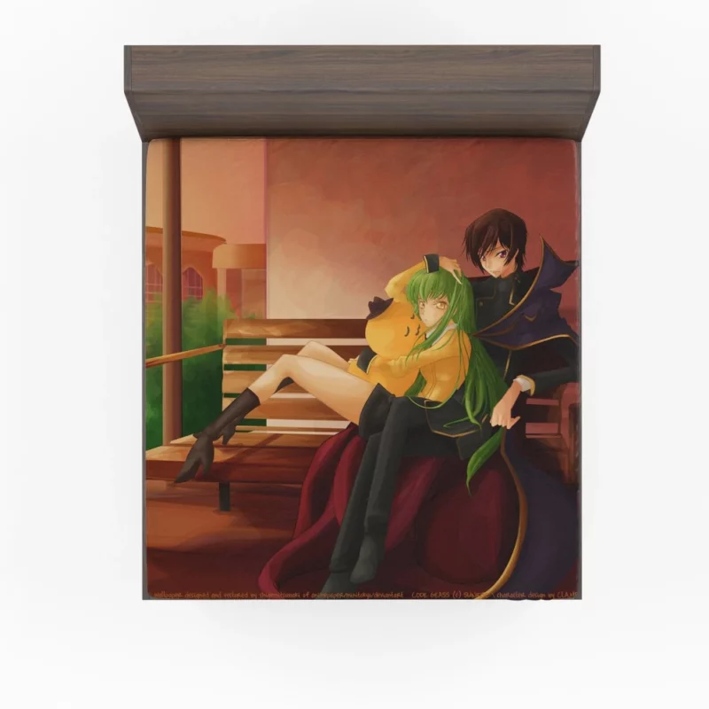 Lelouch & C.C. Story Anime Fitted Sheet