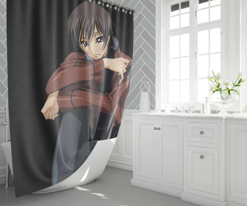 Lelouch Destiny Unveiled Anime Shower Curtain 1