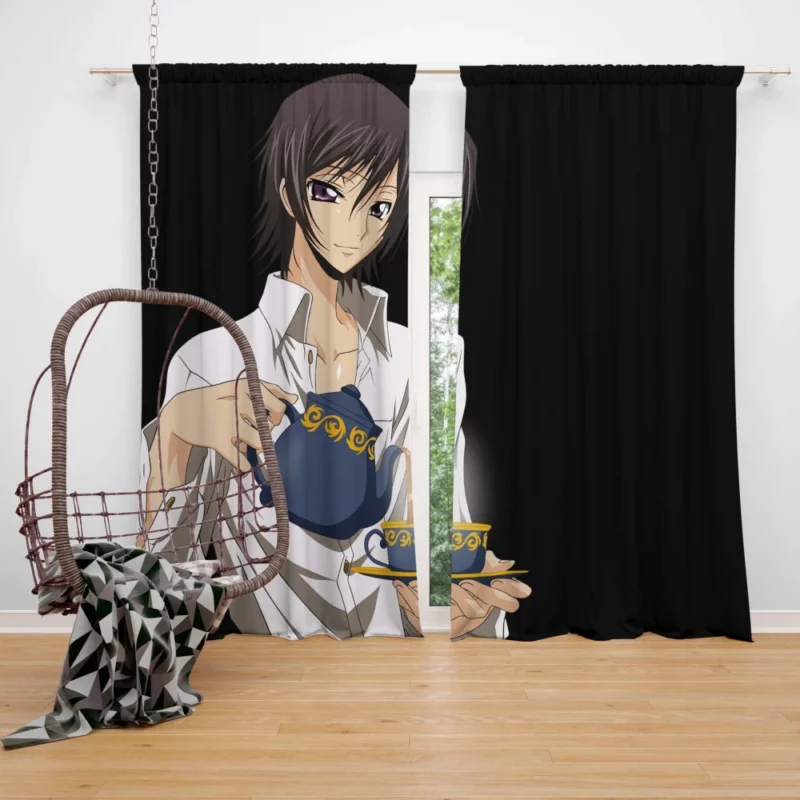 Lelouch Epic Journey Anime Curtain