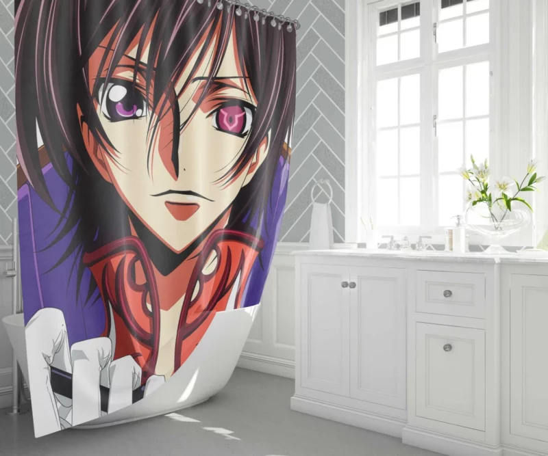 Lelouch Epic Odyssey Anime Shower Curtain 1