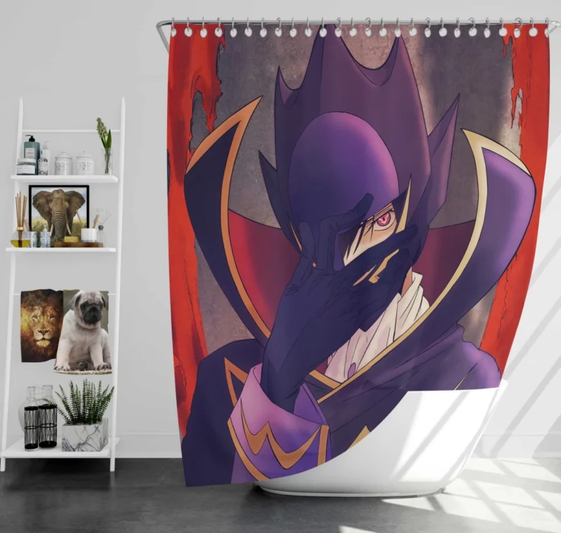 Lelouch Eternal Legacy Anime Shower Curtain