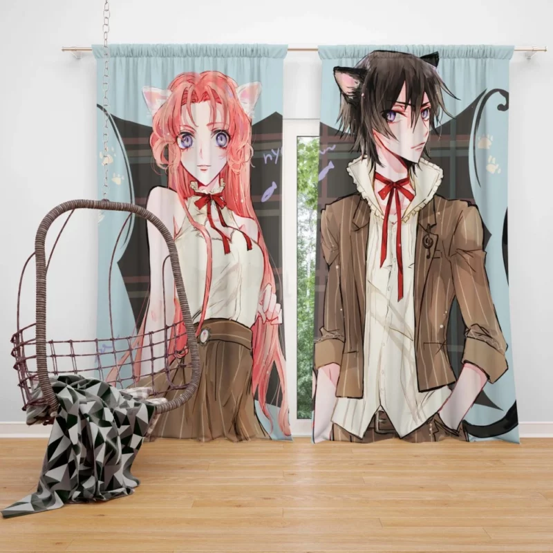 Lelouch & Euphemia Fate Anime Curtain