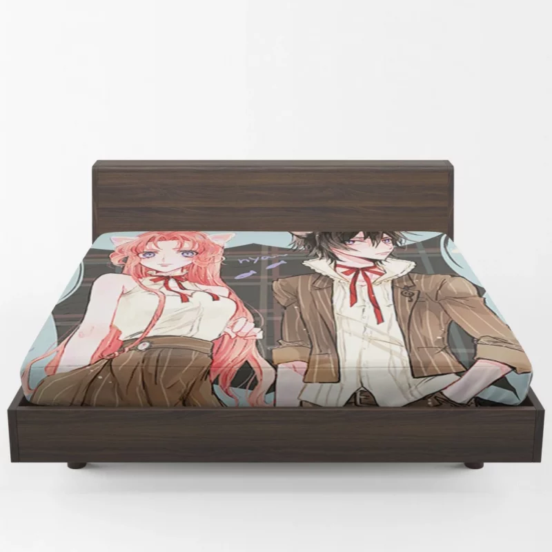 Lelouch & Euphemia Fate Anime Fitted Sheet 1