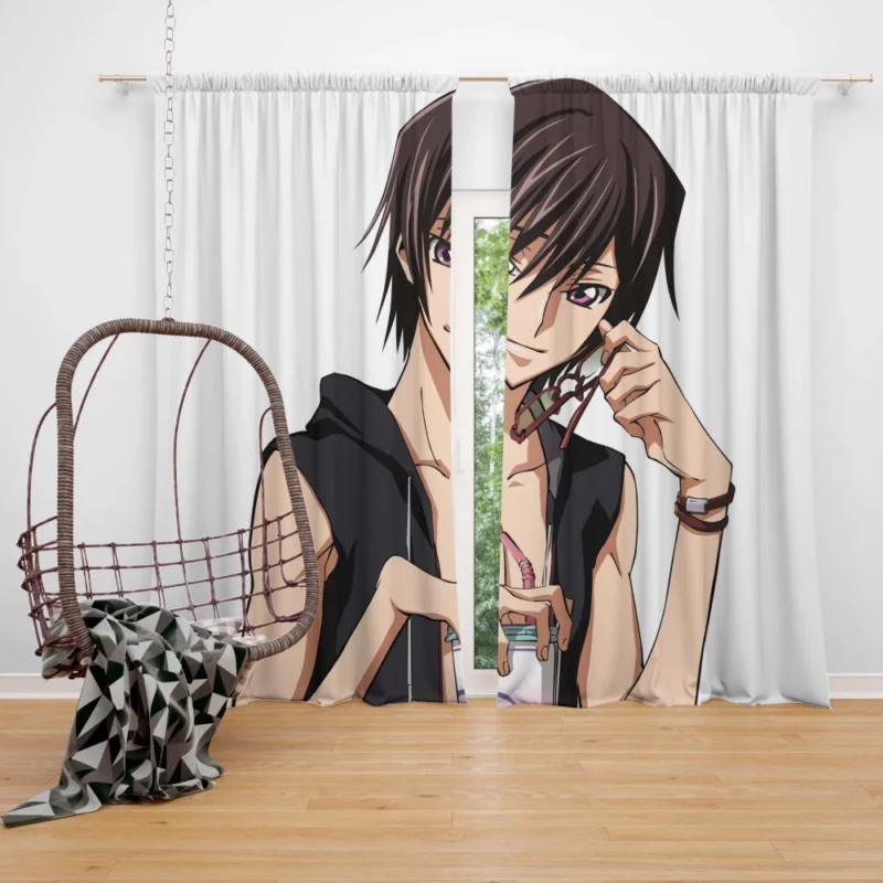 Lelouch Fateful Journey Anime Curtain