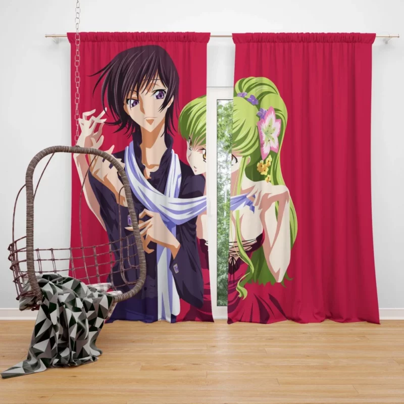 Lelouch Fateful Partner Anime Curtain