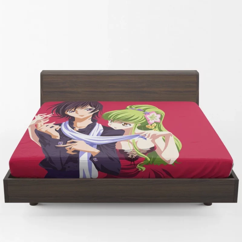 Lelouch Fateful Partner Anime Fitted Sheet 1