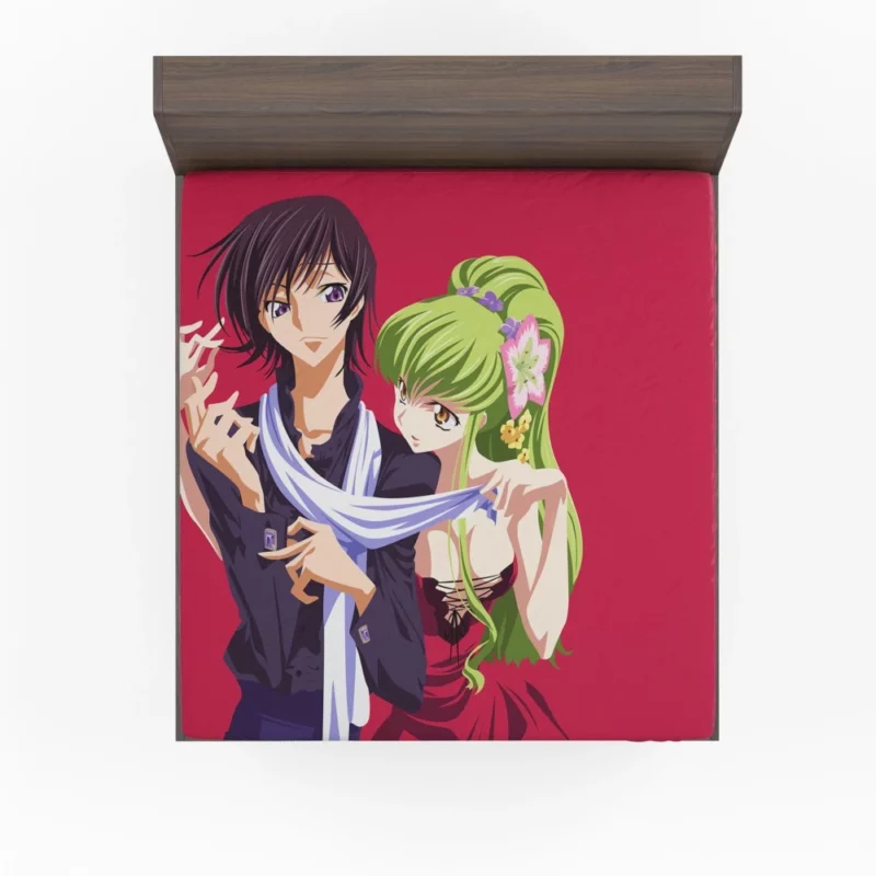 Lelouch Fateful Partner Anime Fitted Sheet