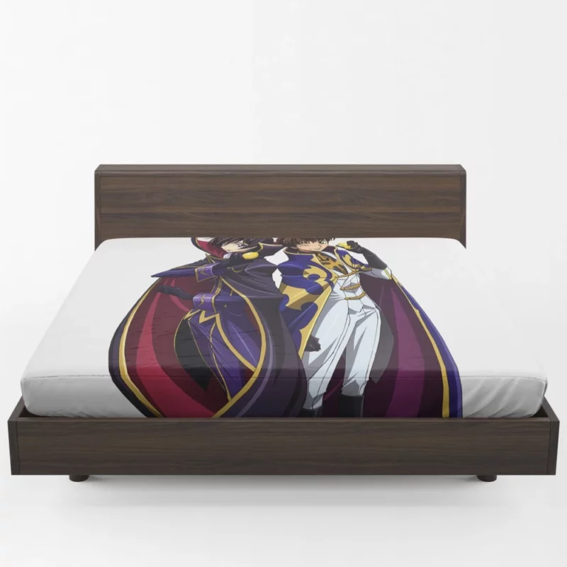 Lelouch Lamperouge Suzaku Kururugi Anime Fitted Sheet 1