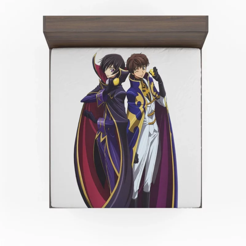 Lelouch Lamperouge Suzaku Kururugi Anime Fitted Sheet