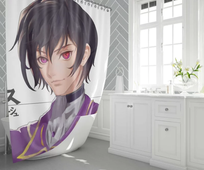 Lelouch Legacy Revealed Anime Shower Curtain 1