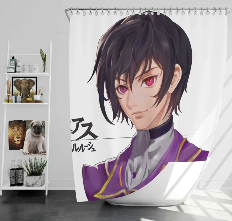 Lelouch Legacy Revealed Anime Shower Curtain