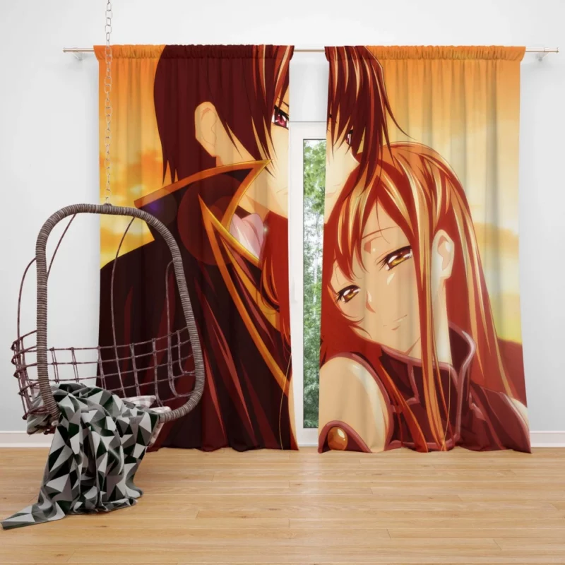 Lelouch Lost Love Anime Curtain