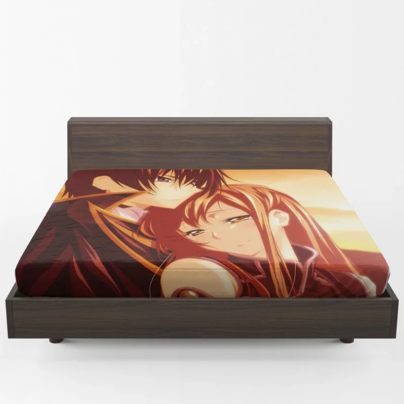 Lelouch Lost Love Anime Fitted Sheet 1