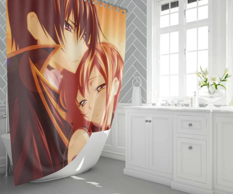 Lelouch Lost Love Anime Shower Curtain 1