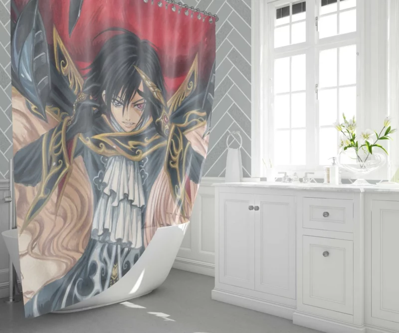 Lelouch & Nunnally Bond Anime Shower Curtain 1