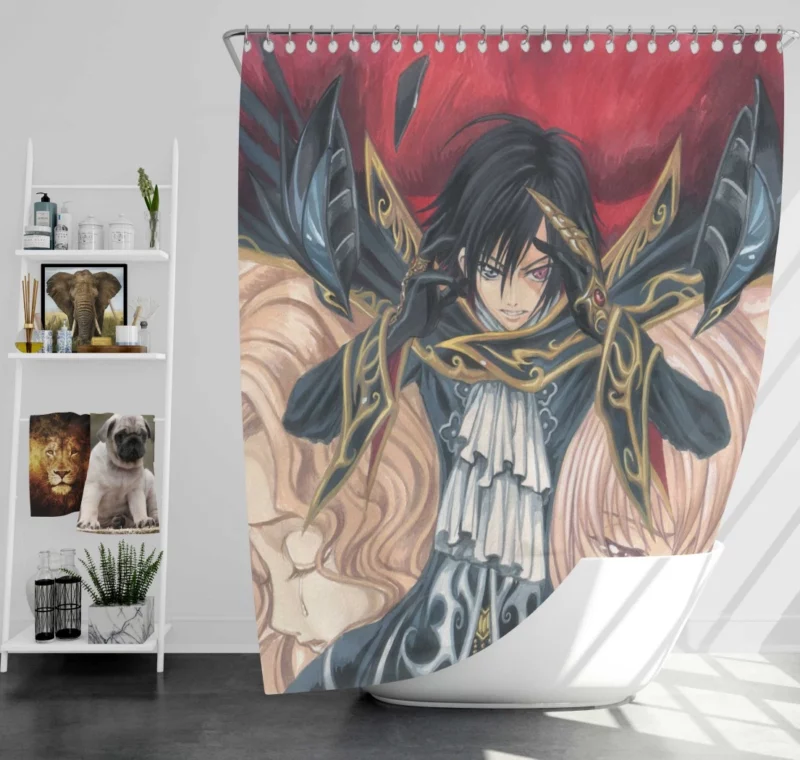 Lelouch & Nunnally Bond Anime Shower Curtain