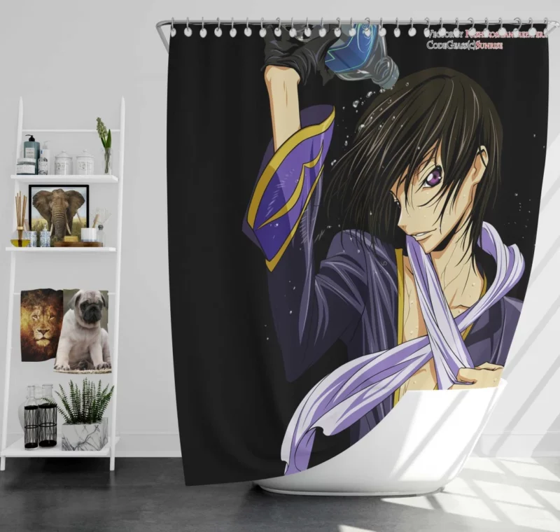 Lelouch Royal Destiny Anime Shower Curtain